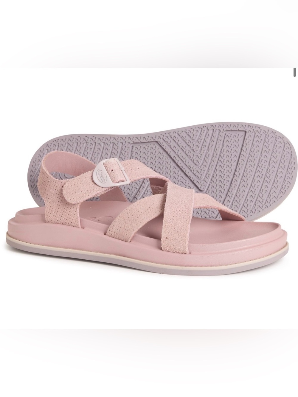 Chaco Women's rose quartz Townes suede Sandals
